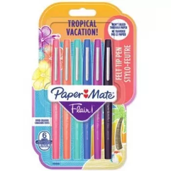 Korgiga geelpliiats Papermate Flair Tropical 2028906