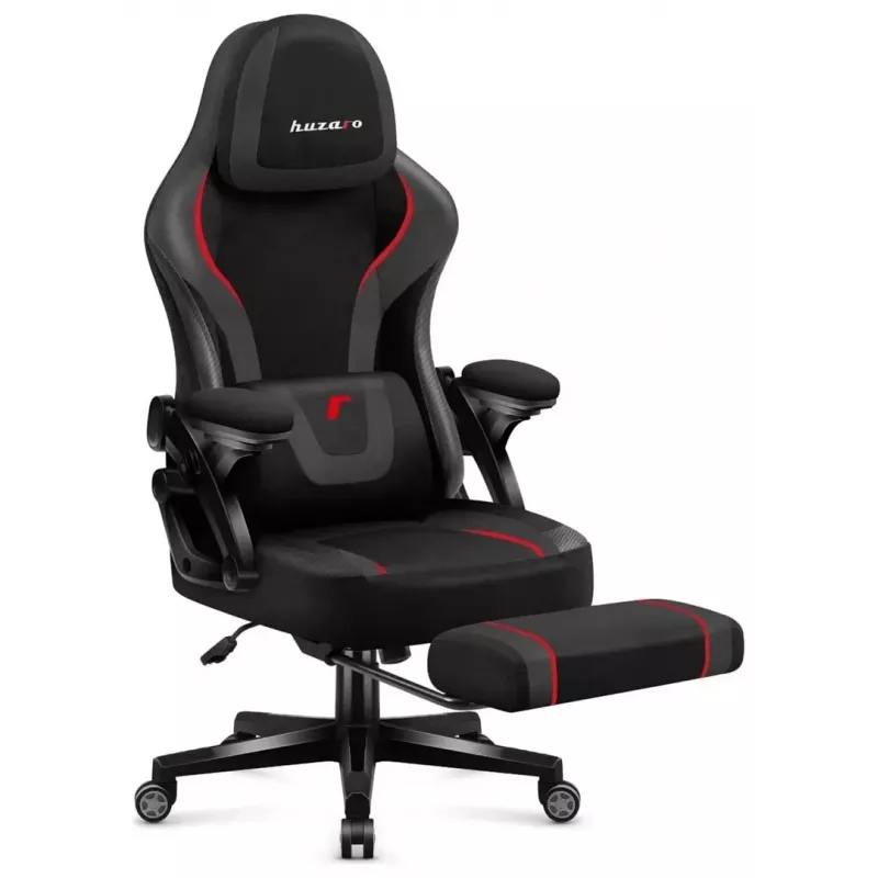 Mängutool huzaro Force 4.6 — ergonoomiline riidest iste, reguleeritav kõrgus ja kalle, nimmetugi, max 130 kg, istme laius 41 cm