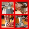 Bialetti Moka Express Moka pott 0,775 L Alumiinium, Must