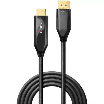 Lindy 3m Active DisplayPort 1.4 to HDMI 8K60 kaabel, 3 m, DisplayPort, HDMI, Male, Male, sirge