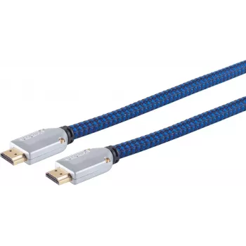 HDMI-kaabel ShiverPeaks 77475-ETBCL, kroomitud pistikutega, kiire digitaalne video/heli