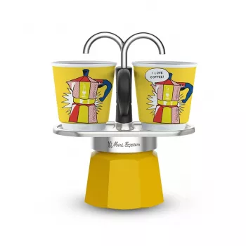 Kohvikomplekt Bialetti Mini Lichtenstein + 2 tassi