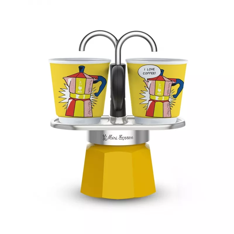 Kohvikomplekt Bialetti Mini Lichtenstein + 2 tassi