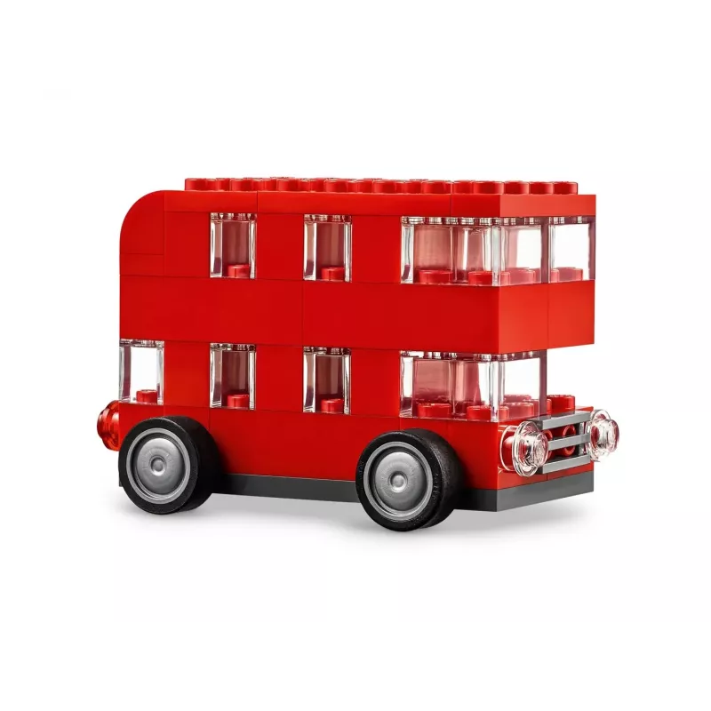 LEGO Classic Creative Vehicles Värviliste Mudelautode Komplekt Poltseiautoga ja 11023 Classic Roheline Alusplaat 32x32 Naastuga Ehitusmuru