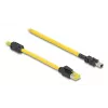 Võrgukaabel DeLOCK 81250 Must Kollane 1m Cat6