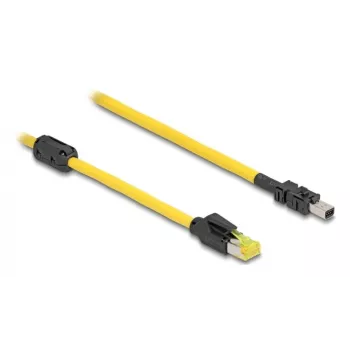Võrgukaabel DeLOCK 81250 Must Kollane 1m Cat6