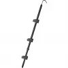 Batuudiredel HUDORA universaalne 70–100 cm, must, reguleeritavad turvaastmed