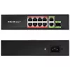 Etherneti kommutaator QOLTEC 52297 PoE RJ45 koos PoE üleslingi ja SFP-pordiga