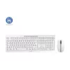 CHERRY Stream lauaarvuti klaviatuur koos hiirega kontor RF Wireless QWERTZ saksa valge