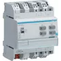 Digitaalne/analoog I/O moodul Hager TXA304 — Digitaalsisend, 4 kanalit, 21–32 V DC, kuni 230 V, 50–60 Hz