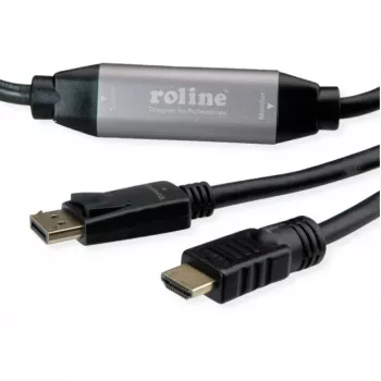 Video kaabliadapter ROLINE 11.04.5776 7.5m HDMI Type A DisplayPort Must