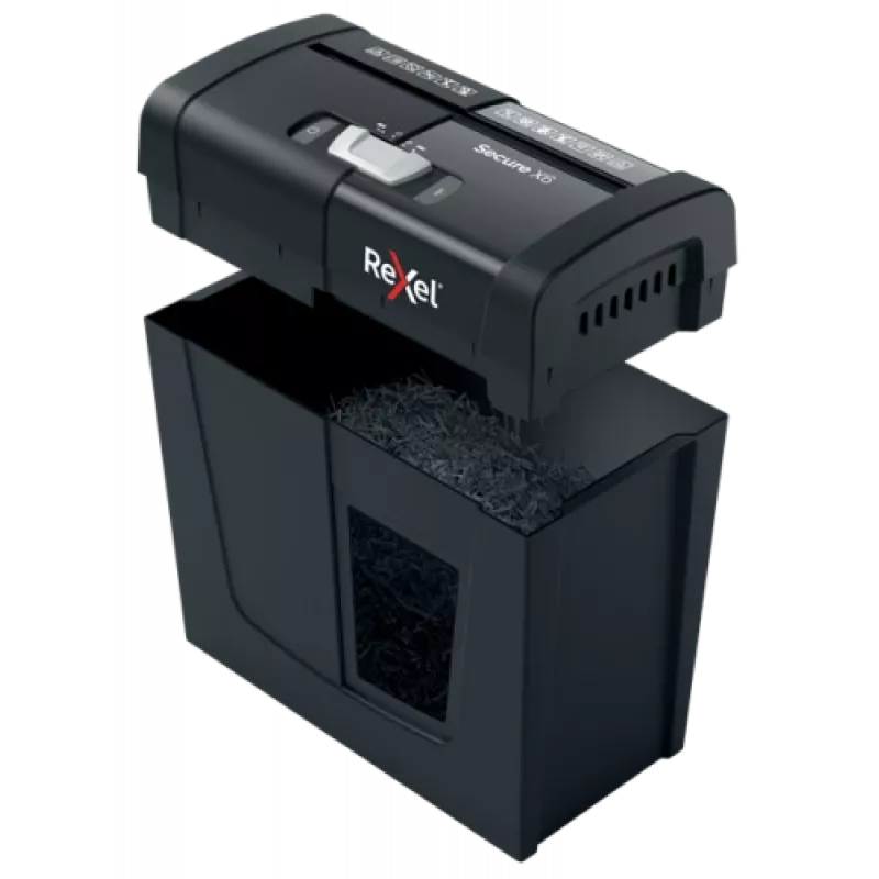 Rexel Secure X6 ristlõikega paberipurustaja P4, ristlõikamine, 4 x 40 mm, 10 L, 100 lehte, 68 dB, 6 lehte