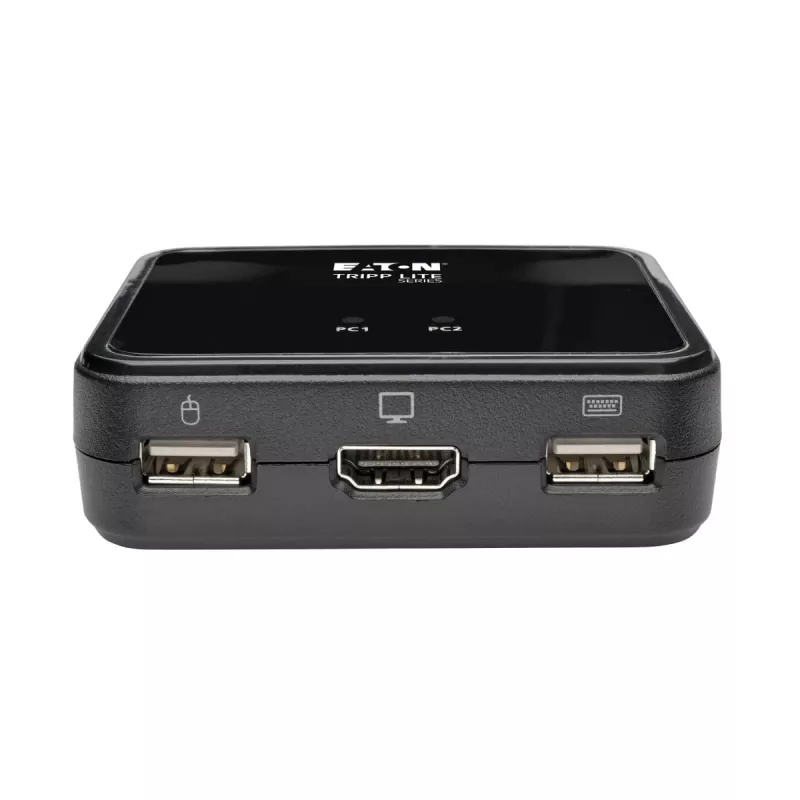 Eaton Tripp Lite seeria 2-pordiline USB/HD-kaabliga KVM-lüliti heli/videoga, kaablid ja USB-perifeeriaseadmete jagamine - KVM-/heli-/USB-lüliti - 2 x KVM/heli/USB - 1 kohalik kasutaja - lauaarvuti