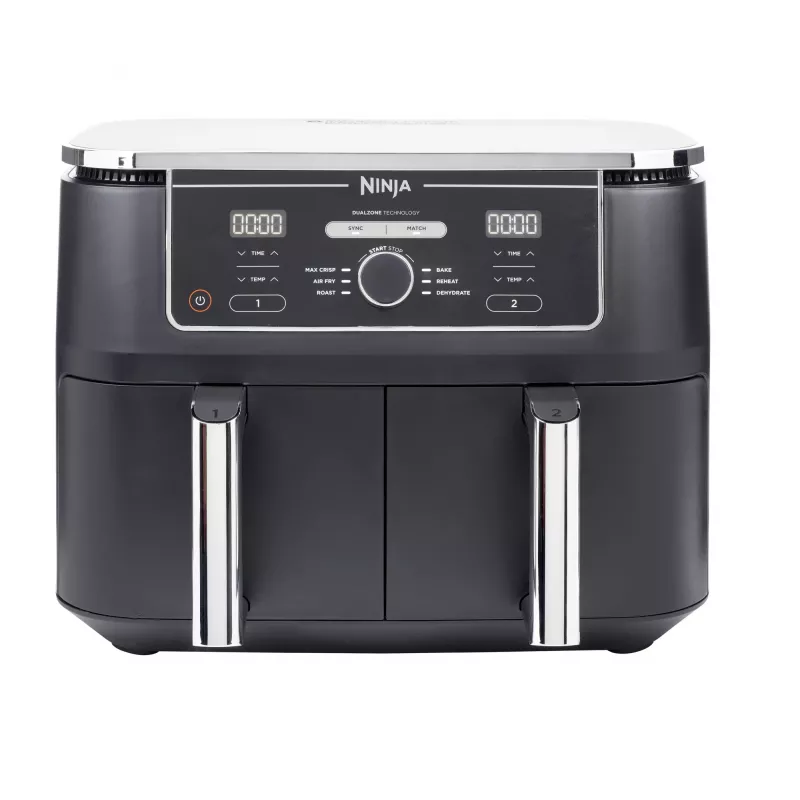 Ninja AF400EU fritüür Double 9,5 L Eraldiseisev 2470 W Kuumaõhufritüür Must