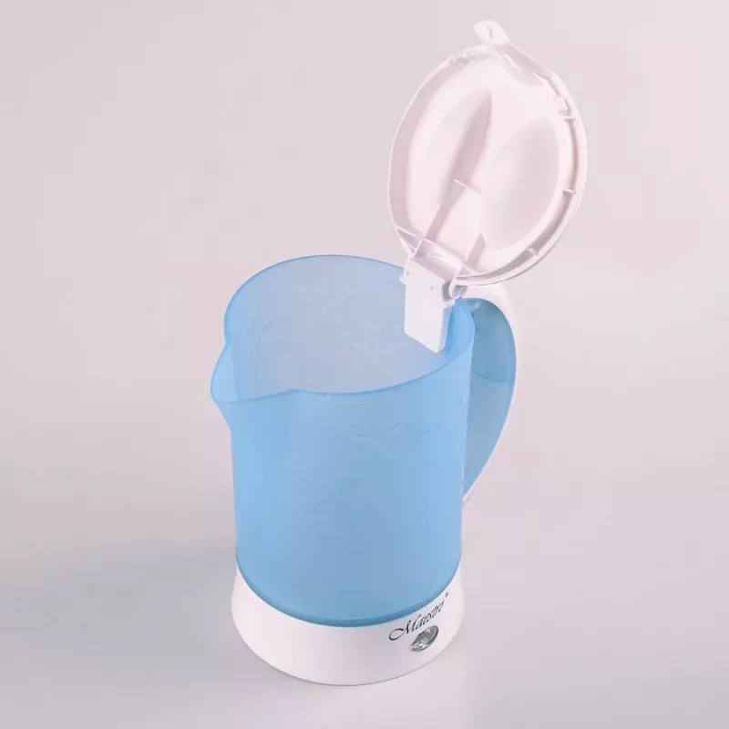 Elektriline veekeetja Maestro MR010 0,6 L 600 W — sinine/valge, veetaseme indikaator, katlakivivastane filter
