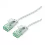 ROLINE RM UTP DataCenter paigalduskaabel Cat.6A (klass EA), õhuke, hall, 0,5 m