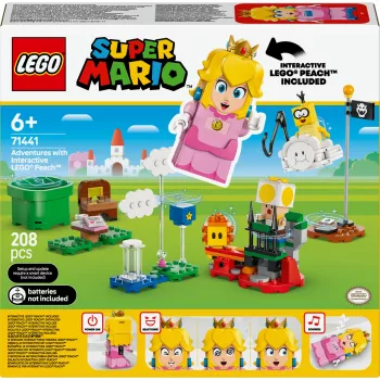 LEGO 71441 Super Mario interaktiivne LEGO Peach kujukese komplekt, ühildub LEGO süsteemiga