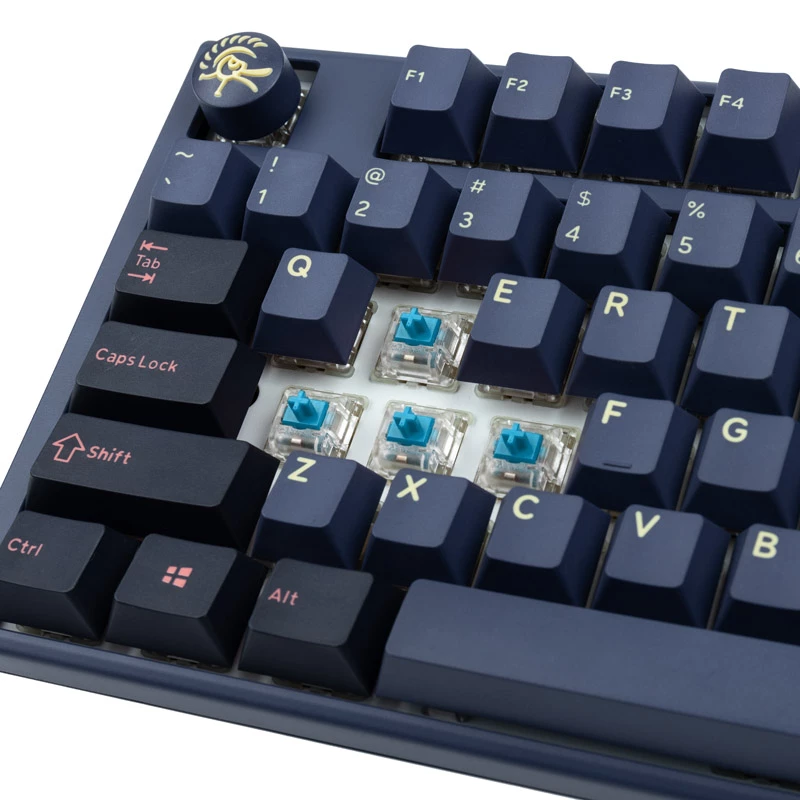 Ducky One 3 TKL klaviatuur mängimiseks USB US English Blue