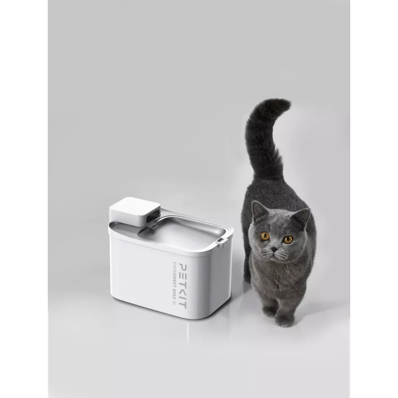 Automaatne lemmiklooma jooginõu PETKIT Eversweet Max2 — 3 L mahutavus, ABS-korpus, akutoitega, 26 dB