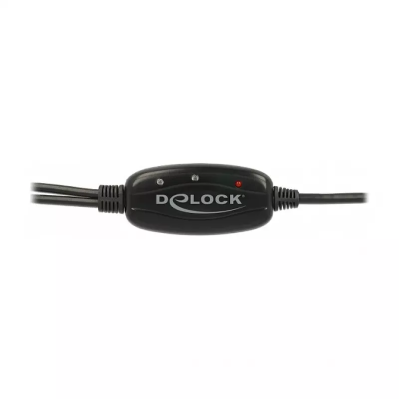 Jadaühenduskaabel DeLOCK 63466 USB Type-A DB-9 1,5 m must roheline kollane
