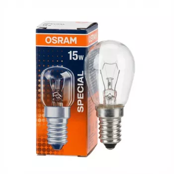 Osram pirnikujuline lamp 15W selge 230V E14