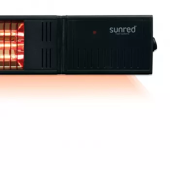 Infrapunakütteseade SUNRED RDS-15W-B Fortuna Wall 1500 W, must, IP55, seinale paigaldatav