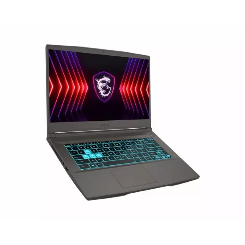 Sülearvuti MSI Thin 15 B13UC-3423XPL — 15,6-tolline FHD 144Hz IPS-tase, Intel i5-13420H, 16GB DDR4 3200, 512GB SSD, NVIDIA RTX 3050 4GB, ilma opsüsteemita