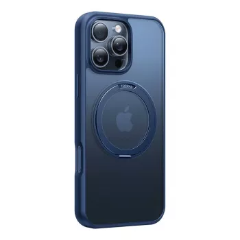 Kaitseümbris Torras Ostand Pro iPhone 16 Pro jaoks, sinine, õhuke disain