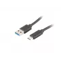 Lanberg CA-USBO-31CU-0018-BK USB-kaabel 1,8 m USB 3.2 Gen 1 (3.1 Gen 1) USB C USB A must (CA-USBO-31CU-0018-BK)