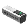 Kaasaskantav aku Green Cell PBGC25UD, 25200 mAh, Li‑Ion, 140 W koguvõimsus, 2× USB‑C + 1× USB‑A, OLED-ekraan, alumiiniumkorp