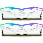 DIMM 32 GB DDR5-6000 (2x 16 GB) kahe kanaliga komplekt, mälu valge, FF4D532G6000HC30DC01, Delta RGB, INTEL XMP