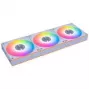 120mm Lian Li UNI FAN 12CL1W3W valge juhtmevaba korpusetuulik — 120mm, PWM-hubiga ühilduv, modulaarne