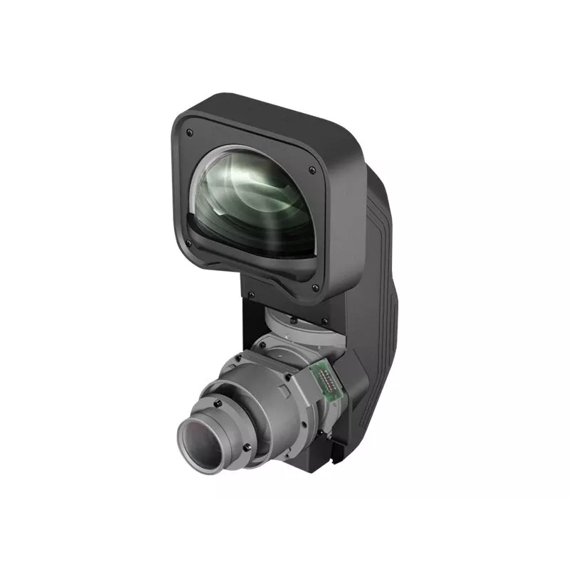 Projektsiooniobjektiiv Epson ELPLX01S — fikseeritud fookuskaugus 5,8 mm, fikseeritud ava 1,9 mm, ühildub valitud Epsoni projektoritega