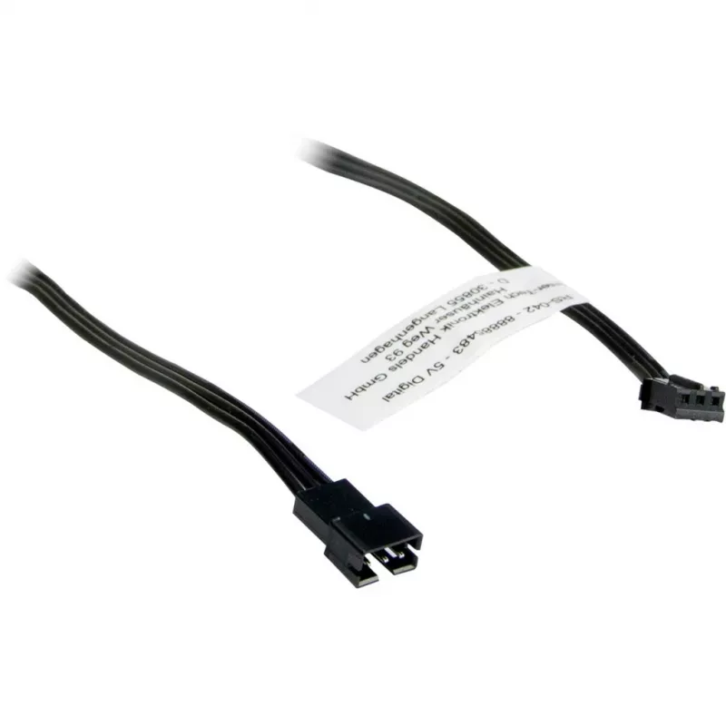 Arvutikorpuse valgustuskomplekt INTER-TECH RS-042 RGB — RGB LED-riba 1000 mm, 10 mm lai, must