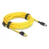 Võrgukaabel DeLOCK 81253 Must Kollane 5m Cat6