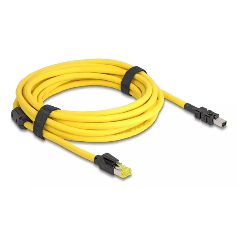 Võrgukaabel DeLOCK 81253 Must Kollane 5m Cat6