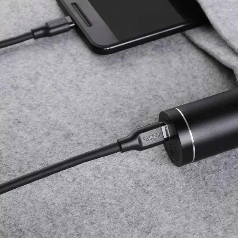 USB-C kaabel Aukey CB-CC1P 1 m, 60 W PD, USB-C – USB-C