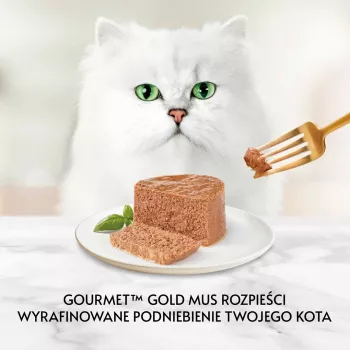 Märg kassitoit Purina Nestlé GOURMET Gold Kalkun 85 g purk täiskasvanud kassidele, ülekaalulisuse valem