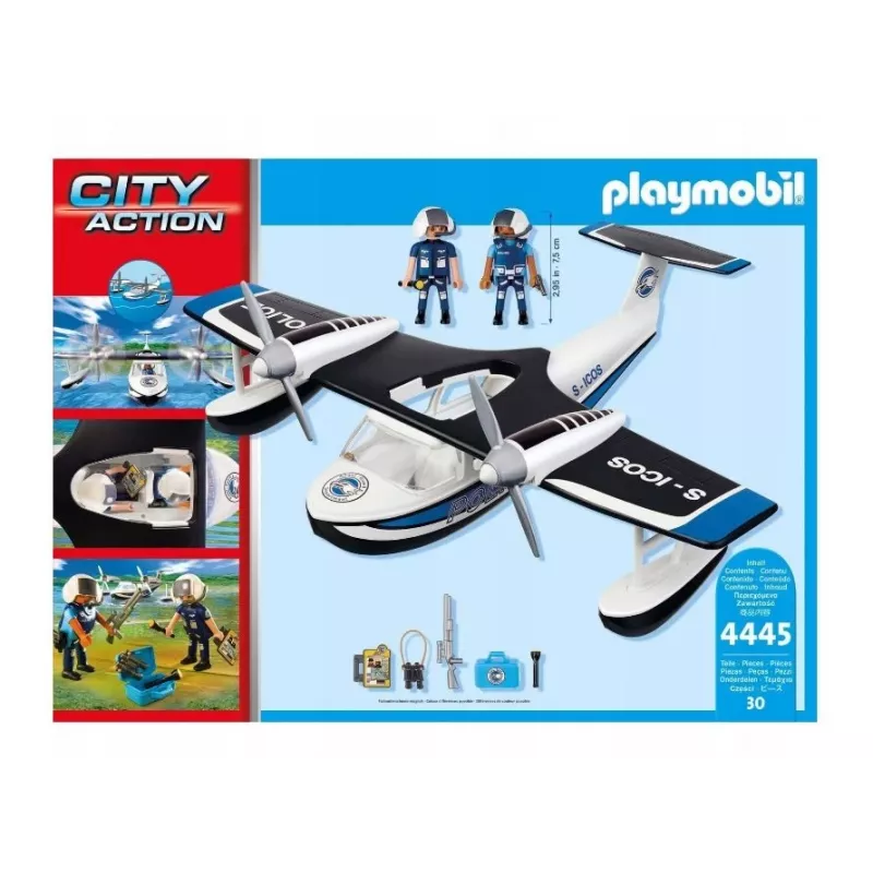 Figuurikomplekt City Action 4445 Politsei Vesilennuk