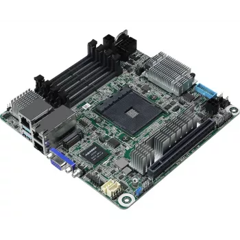 ASRock X570D4I-2T emaplaat AMD X570 pesa AM4 Mini ITX