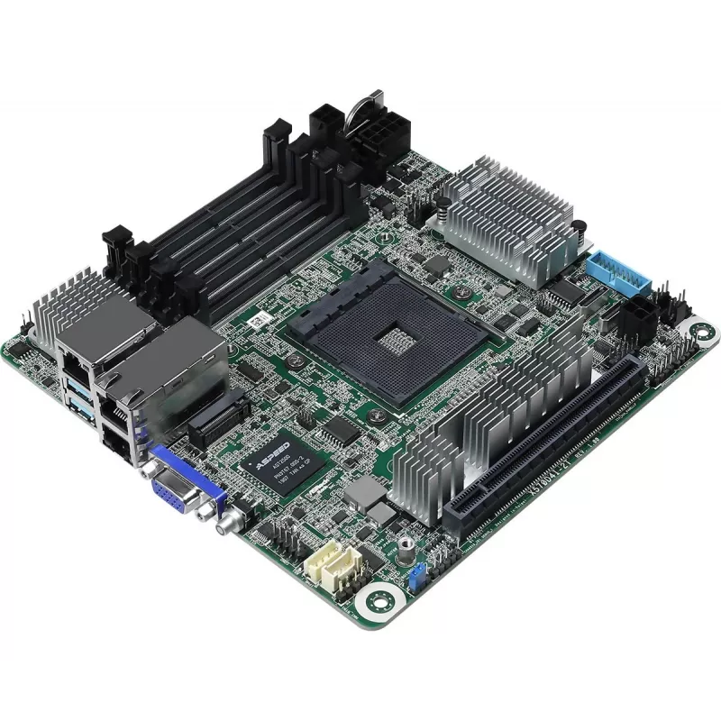 ASRock X570D4I-2T emaplaat AMD X570 pesa AM4 Mini ITX