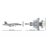 Cobi ehitusklotside Boeing F-15EX Eagle II mudelikomplekt COIB-5900, kogumisväärne mõõtkavas ehituskomplekt