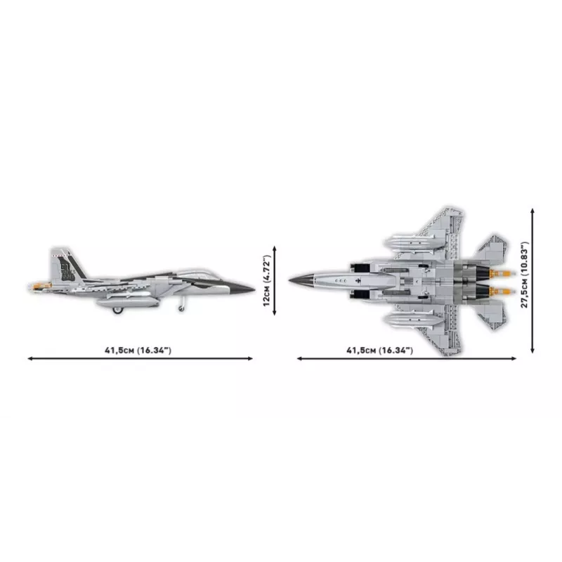 Cobi ehitusklotside Boeing F-15EX Eagle II mudelikomplekt COIB-5900, kogumisväärne mõõtkavas ehituskomplekt