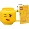 Keraamiline kruus room copenhagen Winking Girl Small kollane 40460803, 250–350 ml