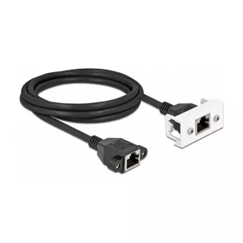 DeLOCK võrgupikenduskaabel Cat.6A 2 m S/FTP RJ45 must