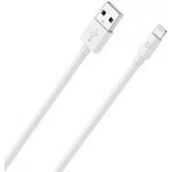 Mobiiltelefoni kaabel RealPower 385240 2m USB A Lightning valge
