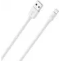 Mobiiltelefoni kaabel RealPower 385240 2m USB A Lightning valge
