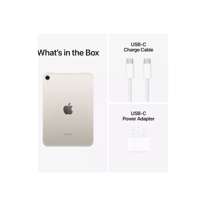 iPad mini Wi-Fi + Cellular 128GB Starlight