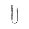 USB-Jaotur Port Designs 900163 USB-C 5000 Mbit/s Hõbedane