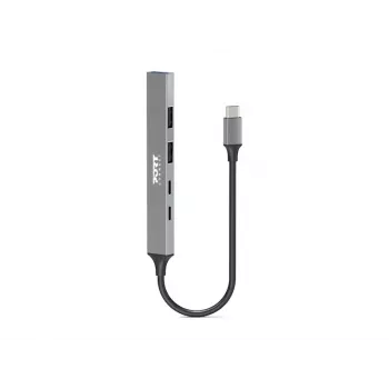 USB-Jaotur Port Designs 900163 USB-C 5000 Mbit/s Hõbedane